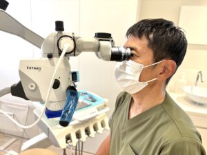 福岡天神|渡辺通さとう歯科・矯正歯科のマイクロスコープを使用した精密治療